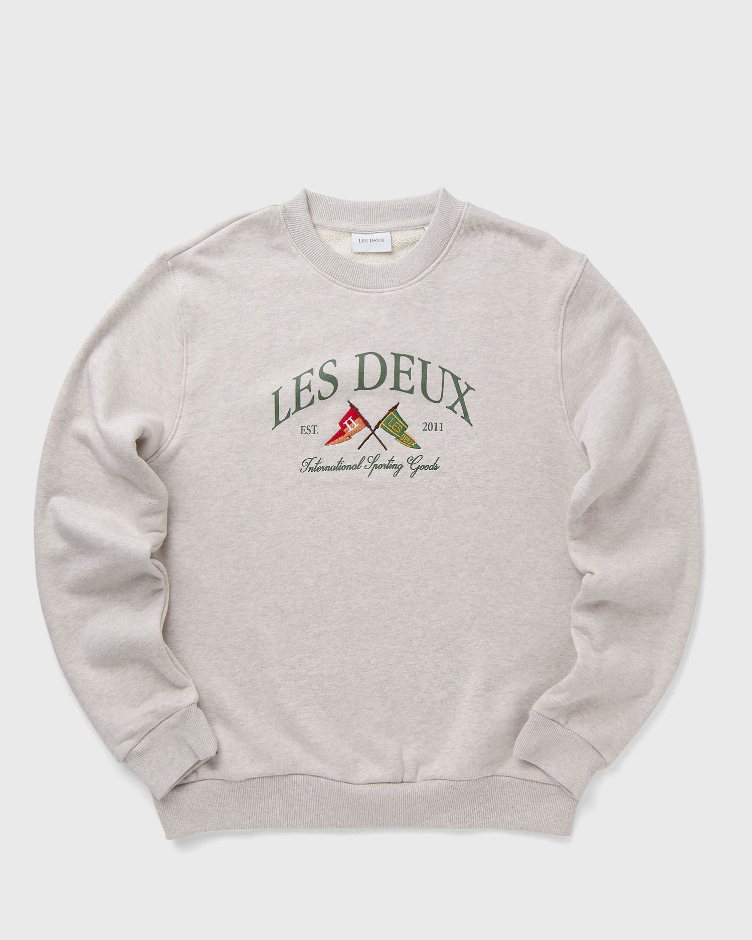 Sveter Les Deux Les Deux Ivy League Sweatshirt Béžová | LDM200172-868868, 0
