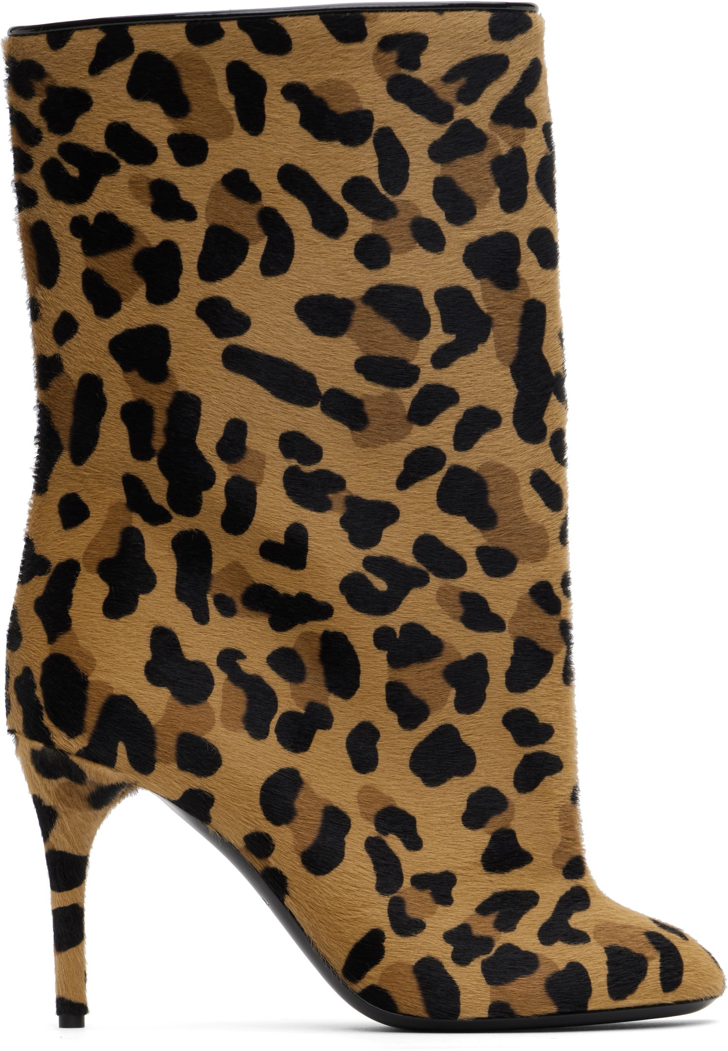 Oblečenie Alaïa ALAÏA Low 90 Leopard Print Calf Hair Boots Hnedá | AA3B098CK205, 0