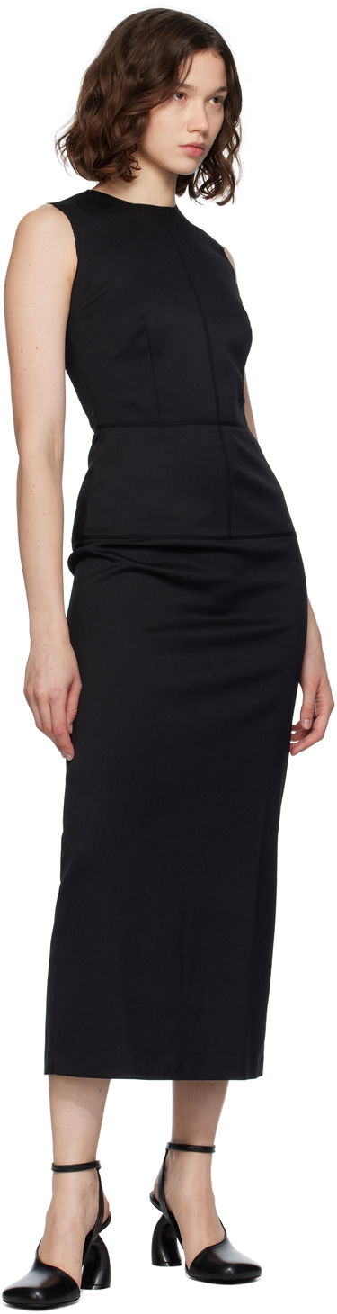 Šaty Maison Margiela MM6 Maison Margiela Tailoring Wool Maxi Dress Čierna | S52DG0029 S47848, 3