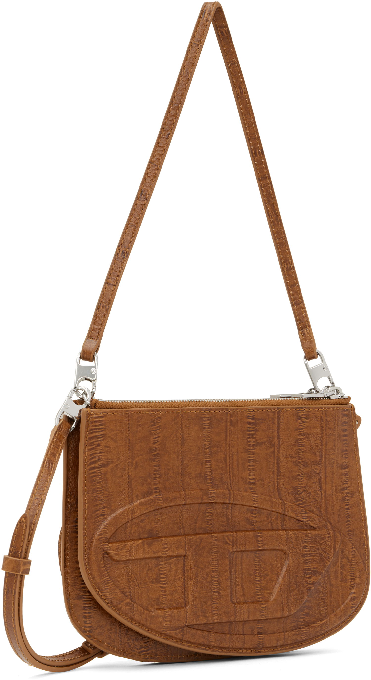Taška cez rameno Diesel Diesel 1DR Twin Shoulder Bag Hnedá | X10330-P8245-T2231, 1
