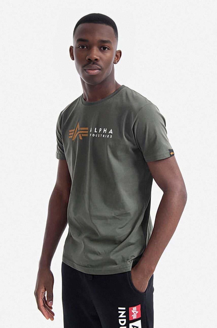 Tričko Alpha Industries Alpha Industries Basic T-Shirt Zelené | 118502.142, 0