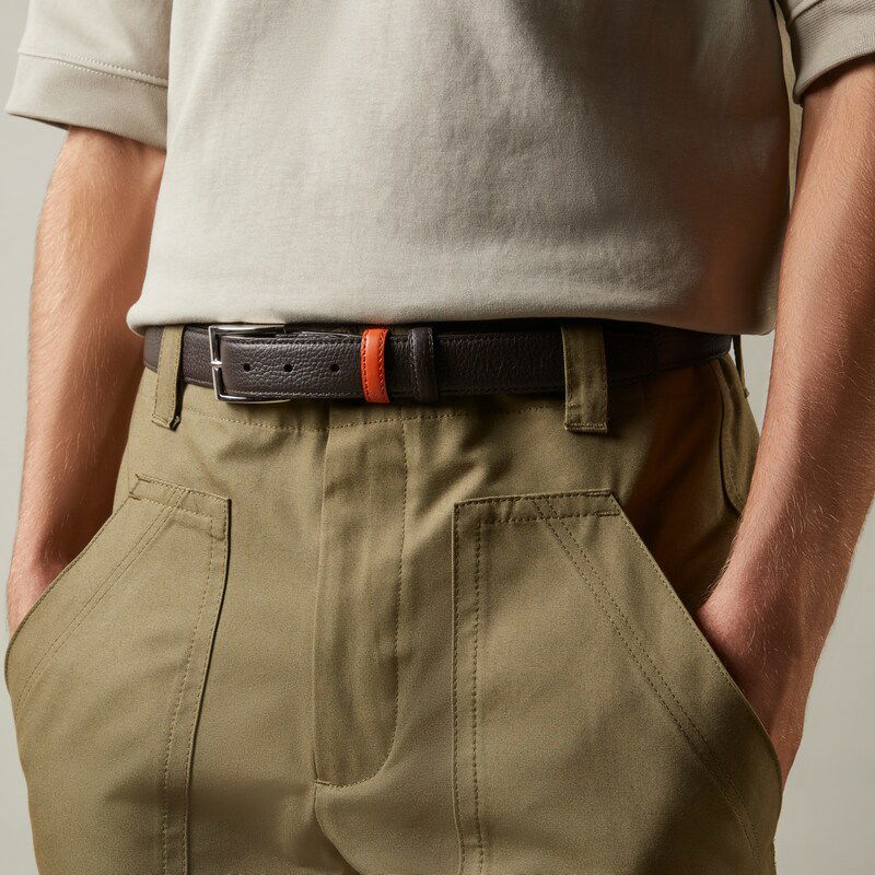 Men's Reversible Leather Belt