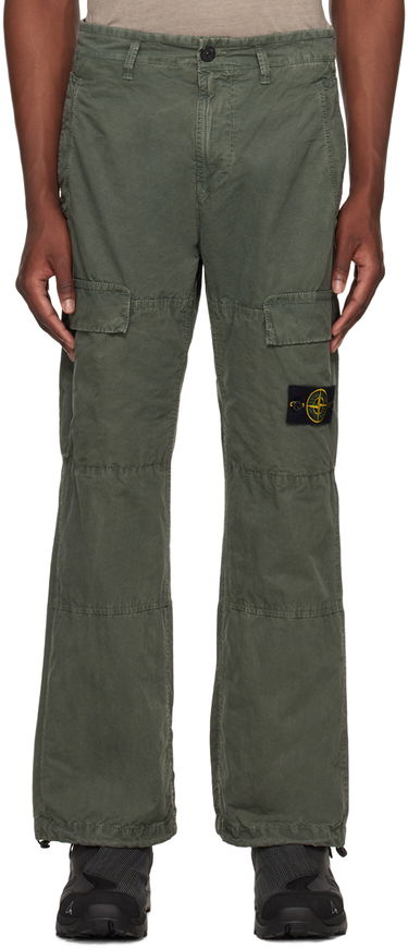 Cargo nohavice Stone Island Patch Cargo Pants "Khaki" Zelené | 8015311WA, 0