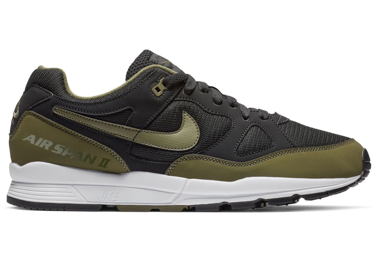 Tenisky a topánky Nike Air Span 2 Black Olive Canvas Zelené | AH8047-011, 0