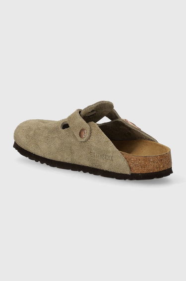 Tenisky a topánky Birkenstock Birkenstock Boston Suede Clogs Béžová | 60463, 2