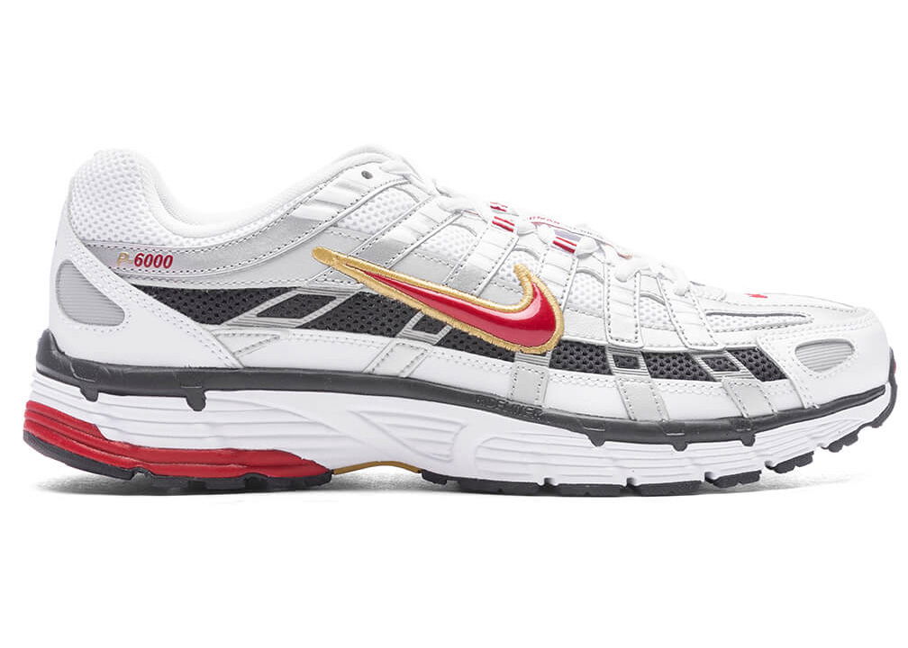 Tenisky a topánky Nike P-6000 Platinum Varsity Red Biela | CD6404-102, 0