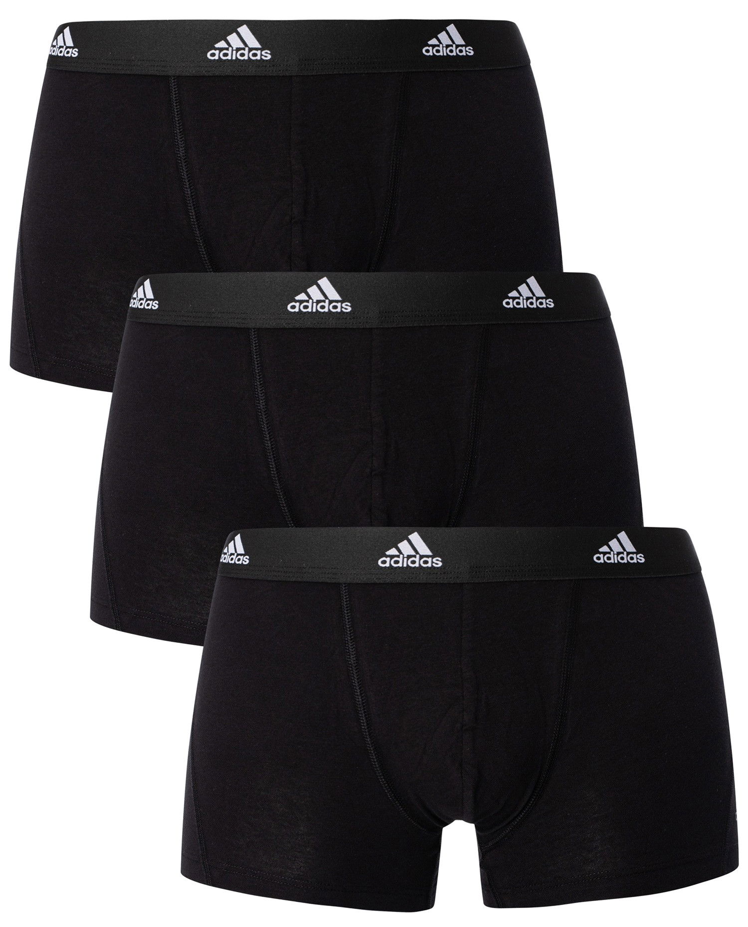 Boxerky adidas Originals Active Flex Boxers - 3 pack Čierna | 4a1m02, 0