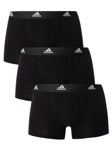 Boxerky adidas Originals Active Flex Boxers - 3 pack Čierna | 4a1m02