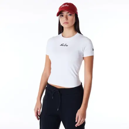 Tričko New Era Slim Tee T-Shirt Biela | 60564942