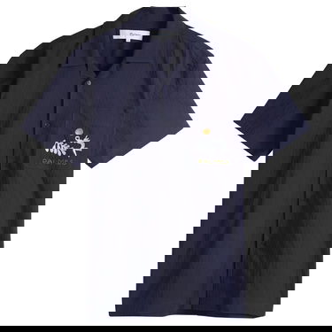 Košeľa Palmes Palmes Garden Short Sleeve Shirt Navy | P30-0034-660, 0