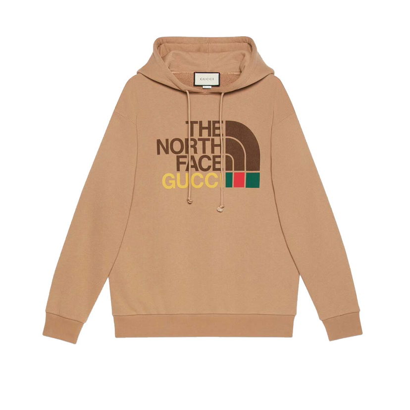 Mikina Gucci The North Face x Cotton Sweatshirt Brown Béžová | ‎615061 XJDBY 2597