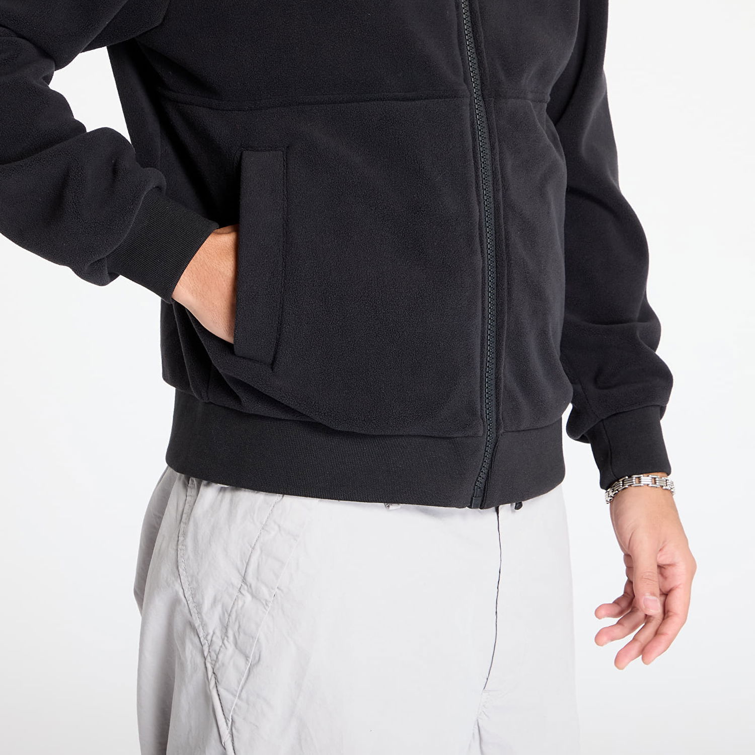 Bunda Urban Classics Polar Fleece Jacket Čierna | TB7016-00825, 1