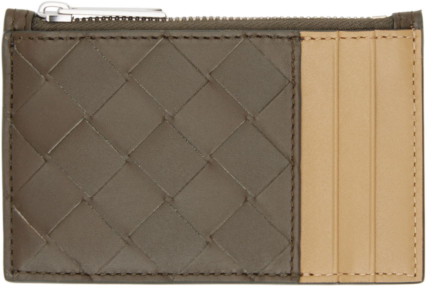 Peňaženka Bottega Veneta Zippered Card Holder Hnedá | 755985 VCPQ5 3372, 0