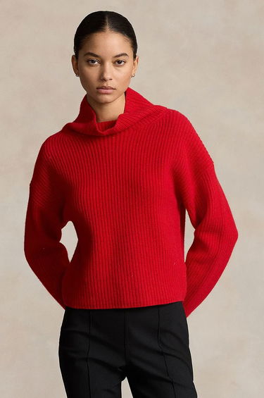 Sveter Polo by Ralph Lauren Wool Turtleneck Sweater Červená | 211910459, 0