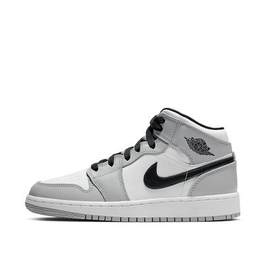 Tenisky a topánky Jordan Air Jordan 1 Mid GS "Light Smoke Grey" Šedá | 554725-092, 1