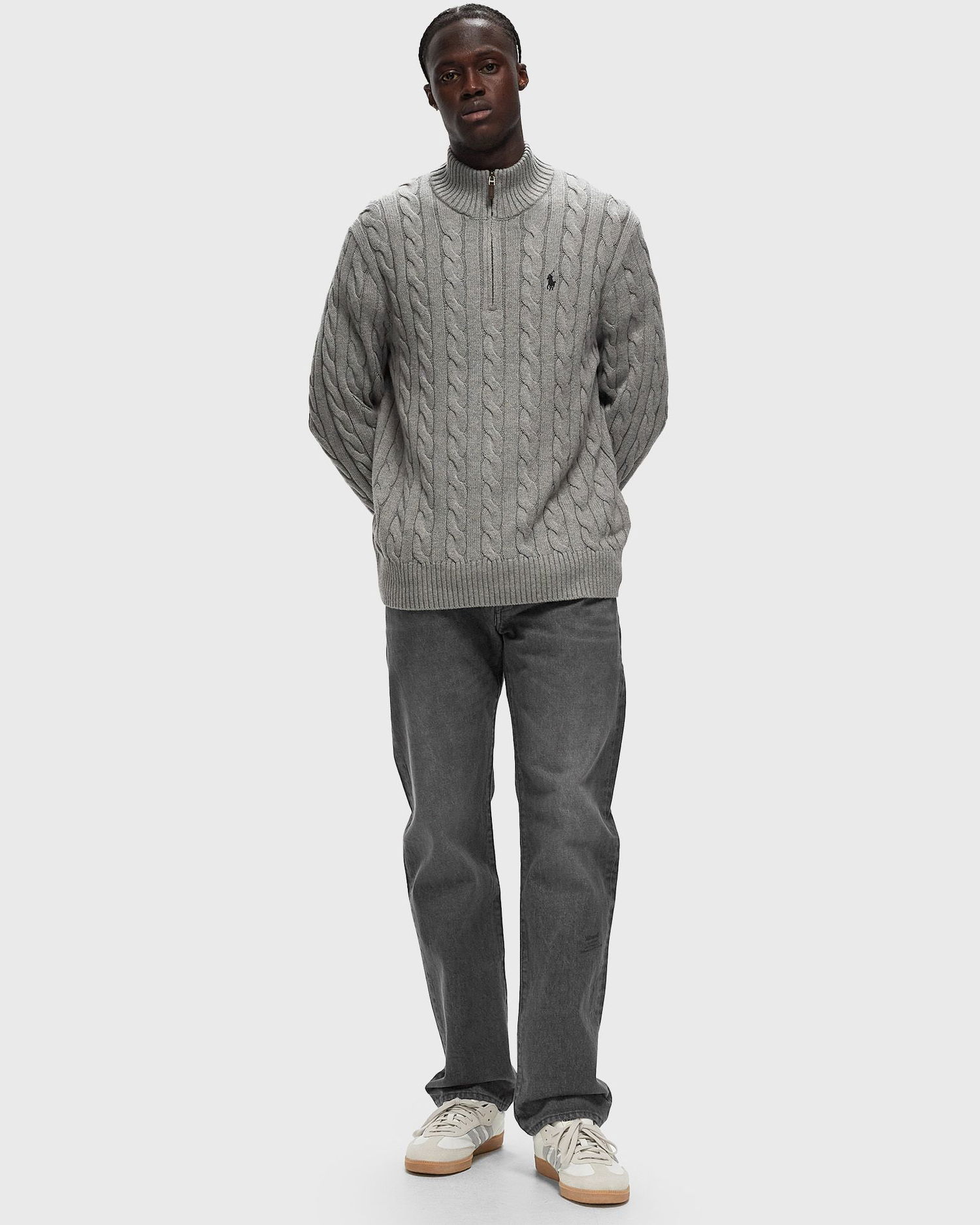 Sveter Polo by Ralph Lauren Sweater Knitted Grey Šedá | 710810841002, 1