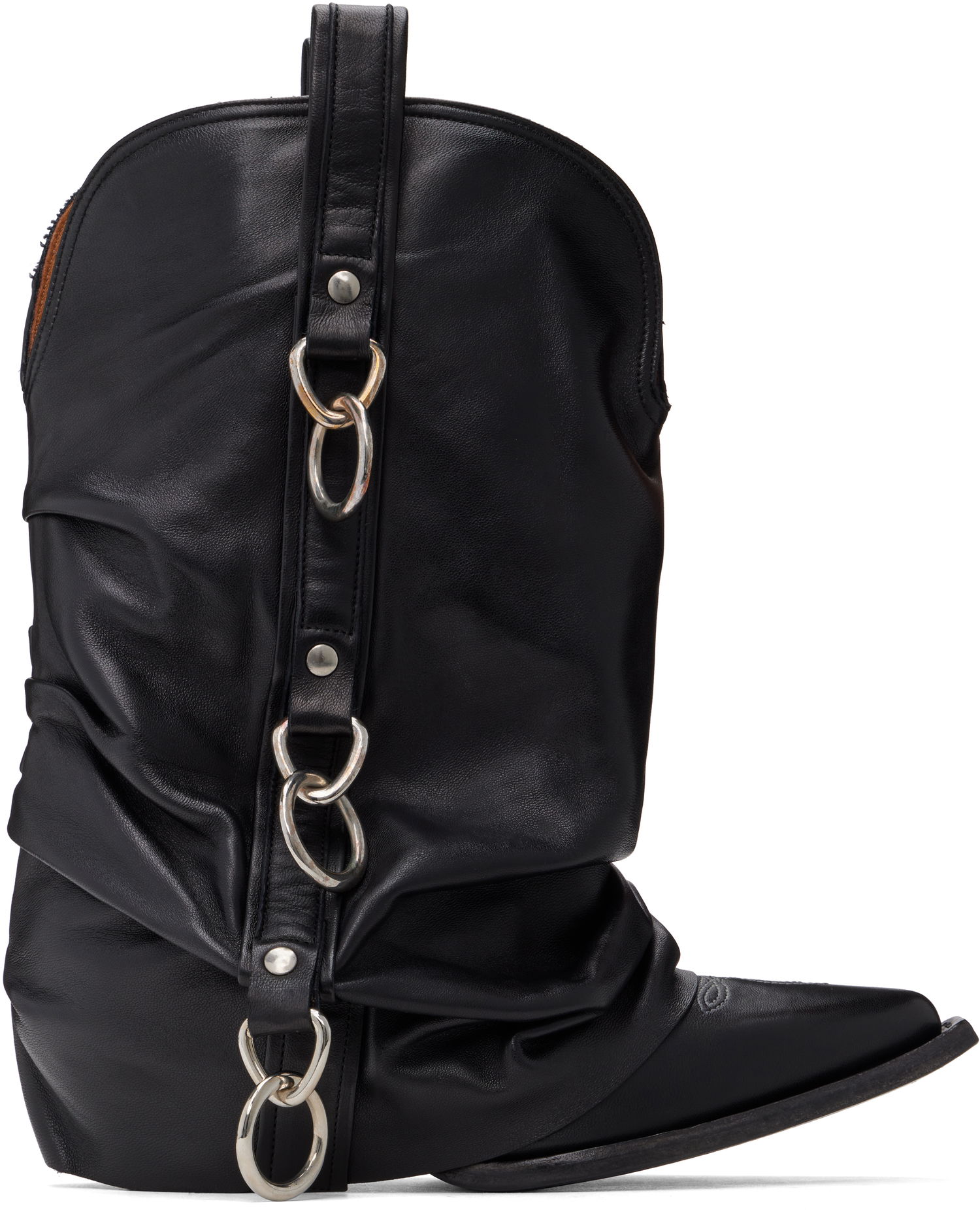 Oblečenie R13 R13 Harness Low Rider Cowboy Boots Čierna | R13WS064-S152A, 0