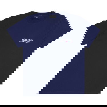 Tričko Balenciaga Small Fit T-Shirt Navy | 620967 TKVJ1 1195, 1