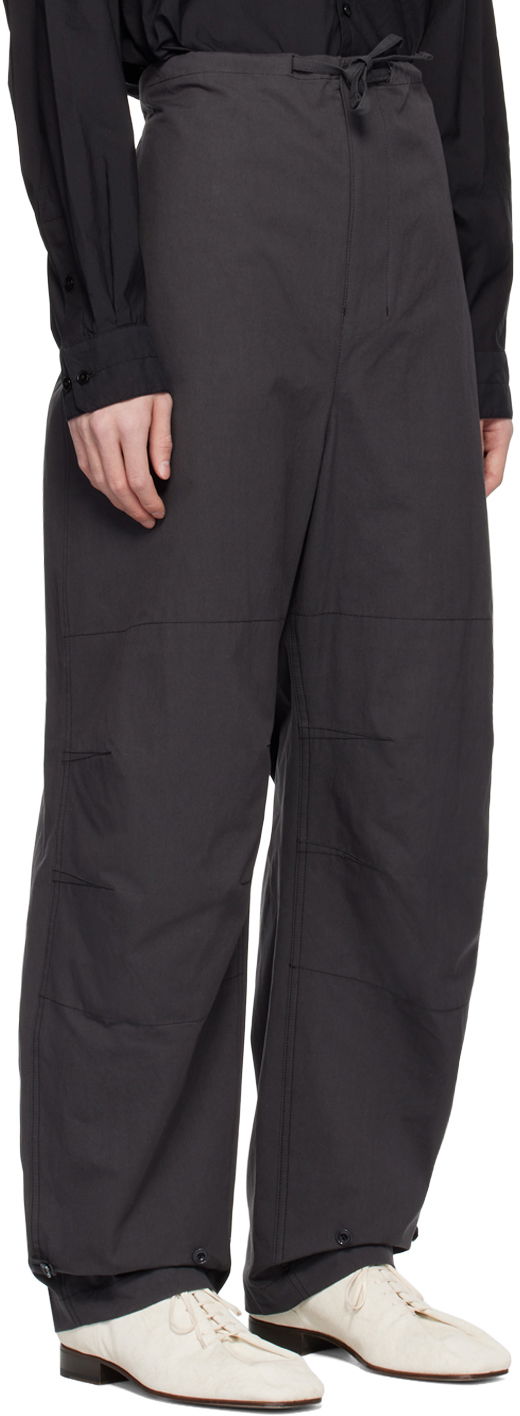Nohavice LEMAIRE LEMAIRE Maxi Trousers Čierna | PA1087 LF1220, 1
