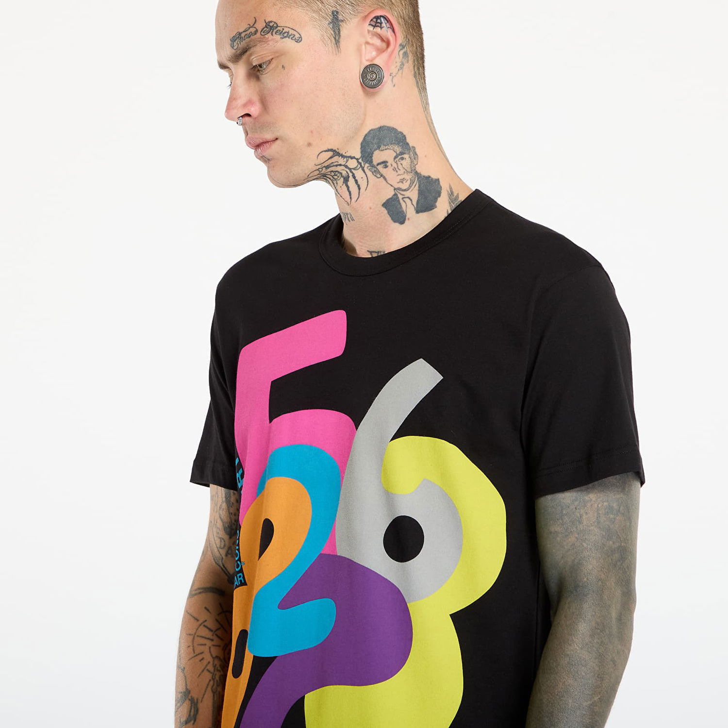 Tričko Comme des Garçons Comme des Garçons SHIRT T-Shirt With Graphic Print Rôznofarebný | FP-T001-W25 Black, 1