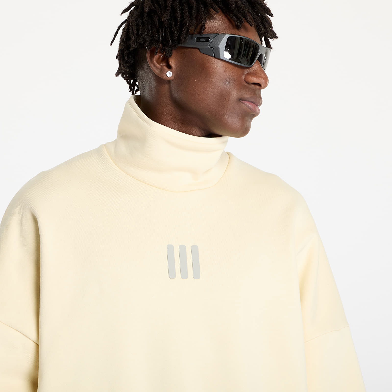 Fear Of God Athletics x Fleece Mock Sweatshirt Pale Yellow