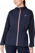 Hooded ROAD PACKABLE Full-Zip Jacket with Drawstring Waist