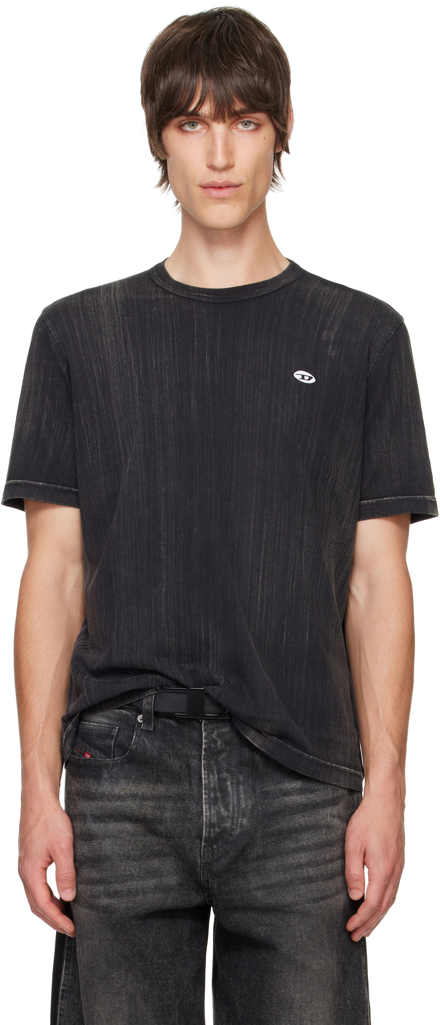 Tričko Diesel T-Shirt T-Adjust-K8 Short Sleeve Čierna | A14821-0QKAV-9XX, 0