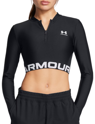 Tričko Under Armour HeatGear® Rib Shirt Čierna | 1388692-001, 0