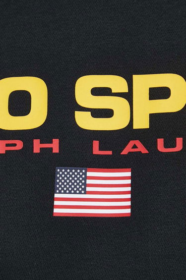 Mikina Polo by Ralph Lauren Black Printed Sweatshirt Čierna | 710835770, 4
