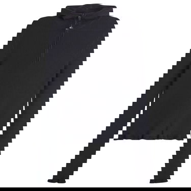 Mikina Cecilie Bahnsen Cecilie Bahnsen Belma Merino Knit Ribbed Hoodie Čierna | 425KNI50006, 1