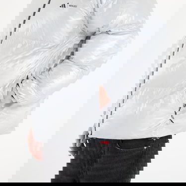 Prešívaná bunda adidas Performance Shiny Padded Jacket Moon Boot Metalická | KA3517, 2