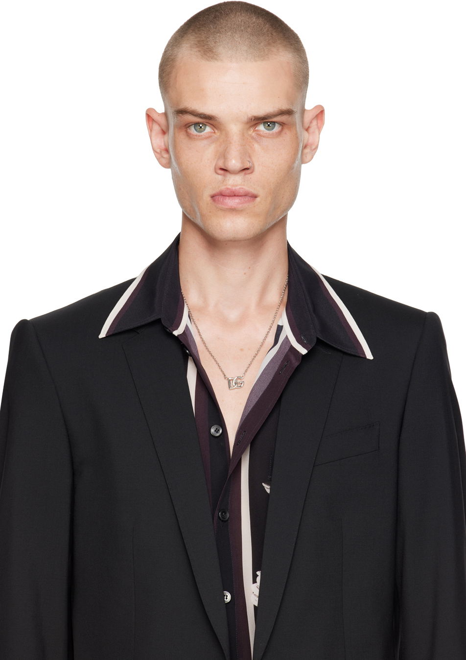 Náhrdelník Dolce & Gabbana Silver Rolo Chain 'DG' Necklace Metalická | WNN5W3W1111, 1