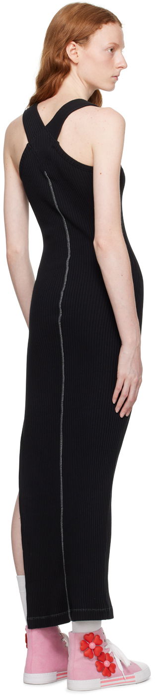 Šaty Moschino Moschino Jeans Overall Maxi Dress Čierna | 0450 8266, 2