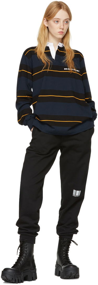 Polo tričko VETEMENTS Number Striped Rugby Polo Navy | VL12SH450N, 3