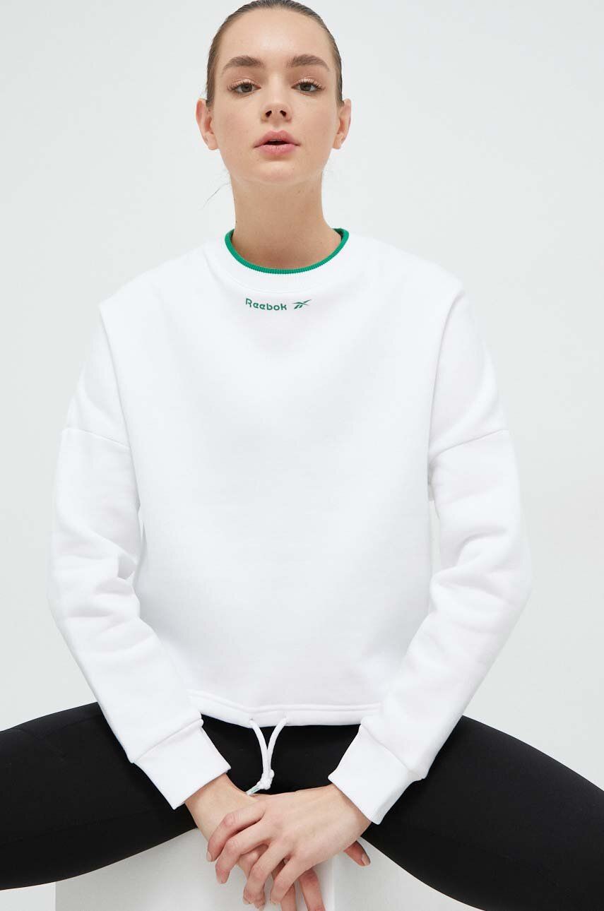 Mikina Reebok Sweatshirt Biela | HT6269, 0