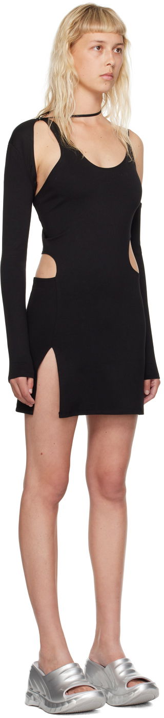 Šaty HELIOT EMIL Cutout Long Sleeve Mini Dress Čierna | HE_W_11_025_P04_BLK01, 1