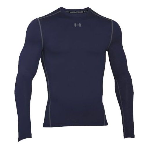Tričko Under Armour Compression Crew Navy | 1265650-410, 0