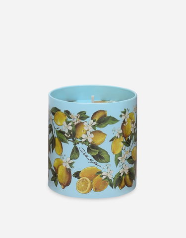 Home decor Dolce & Gabbana Dolce & Gabbana Lemon Scented Glass Candle Tyrkysová | TCC159TCAG3U0070, 0