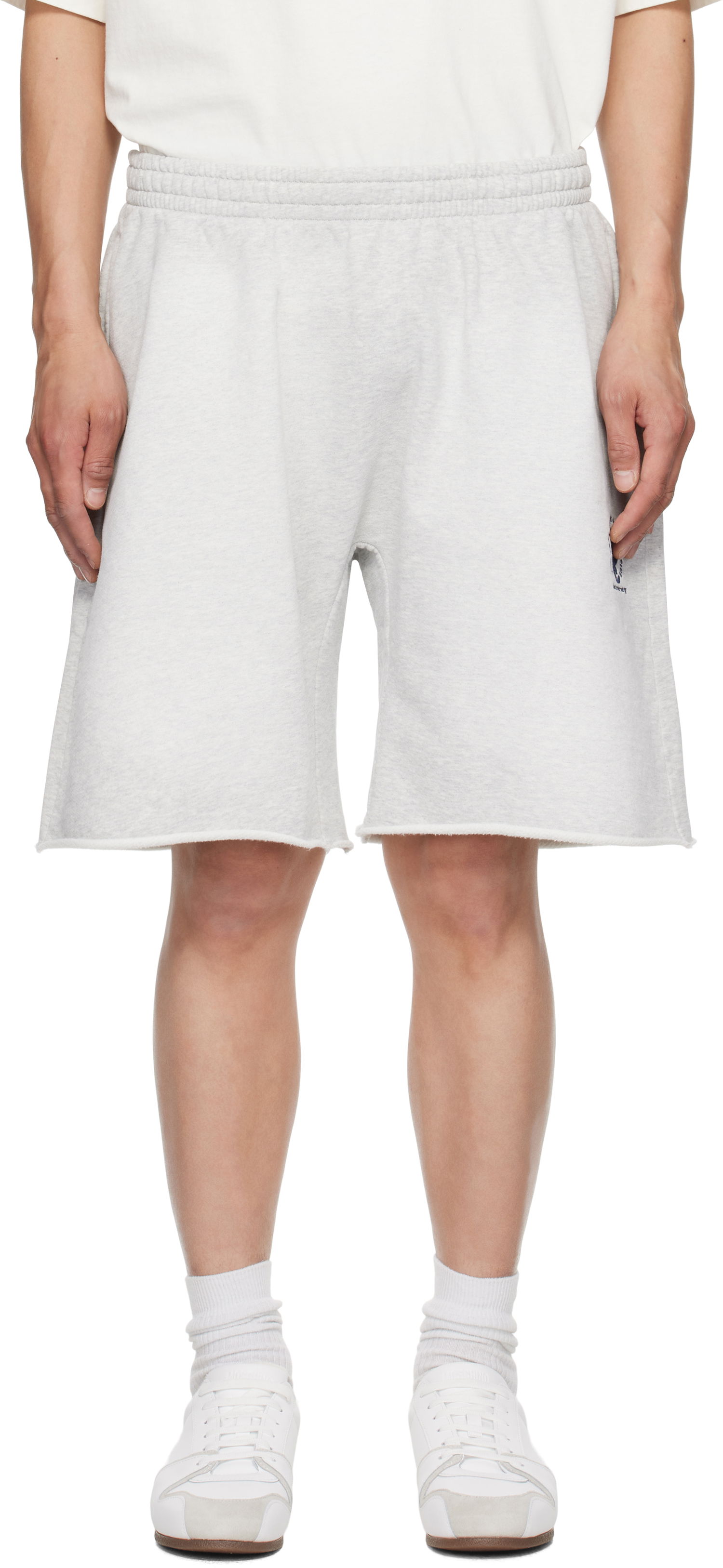 Šortky Alexander Wang Alexander Wang Oversized Cotton Terry Sweat Shorts Šedá | UCC2254118, 0