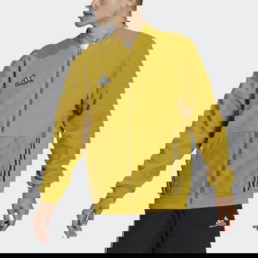 Bomber bunda adidas Originals Essentials Holiday Pack Sherpa Bomber Jacket Žltá | HL6919, 5