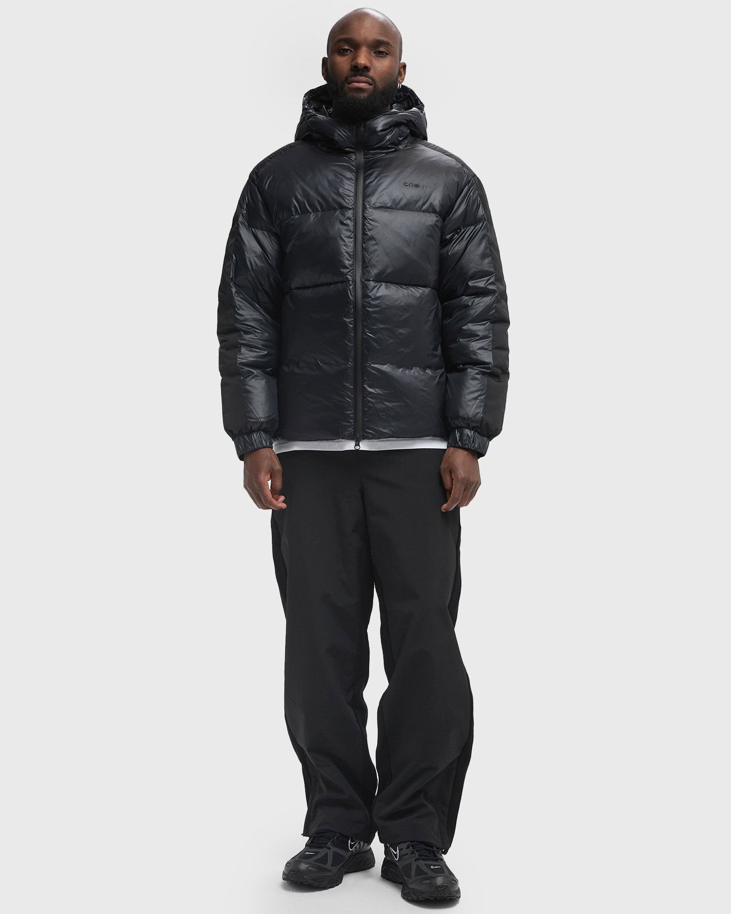 Prešívaná bunda Arte Antwerp Shiny Puffer Jacket Čierna | AW24-077J-BLACK, 1