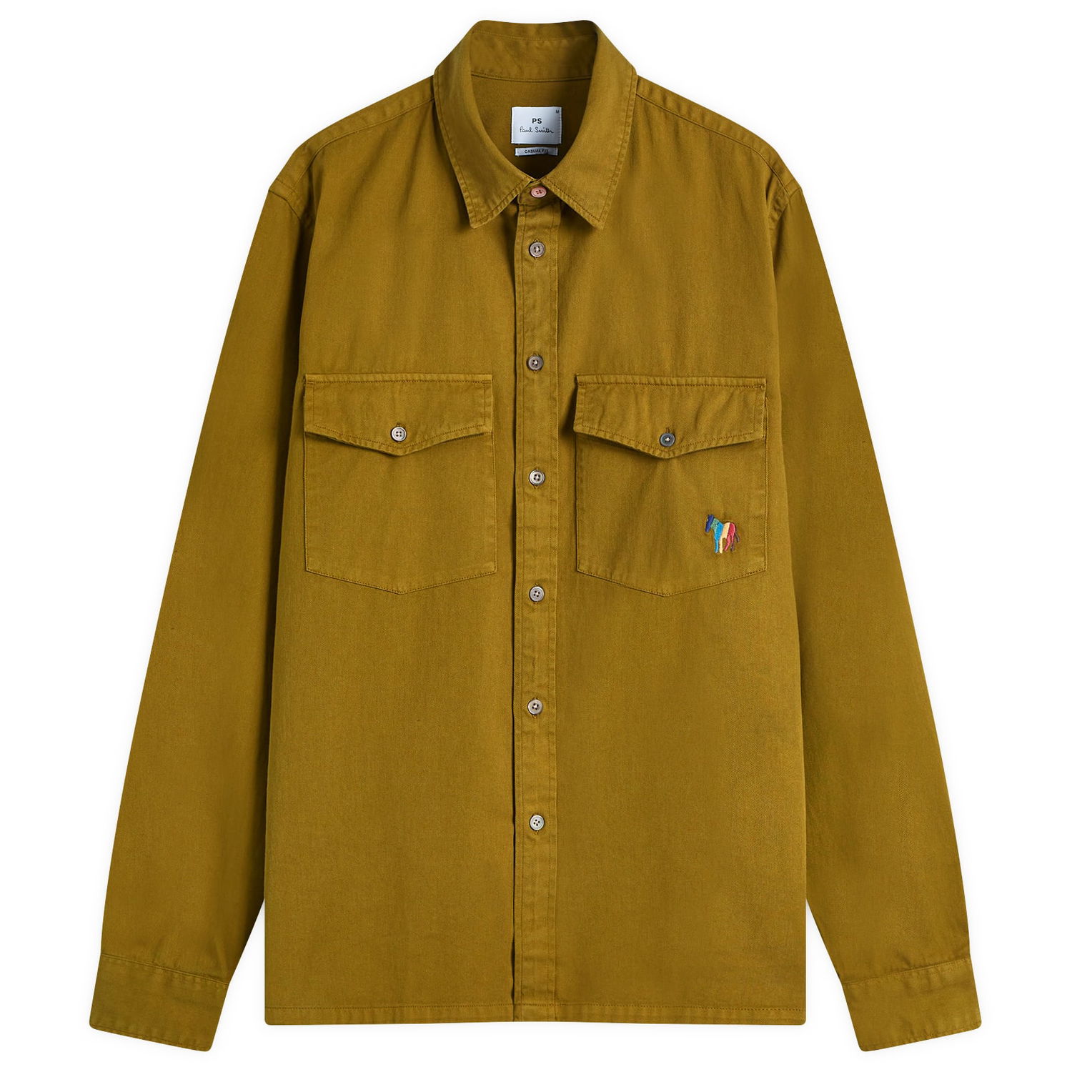 Košeľa Paul Smith Paul Smith Two-Pocket Zebra Shirt, Size Large Hnedá | M2R-647X-P21452-36A, 0
