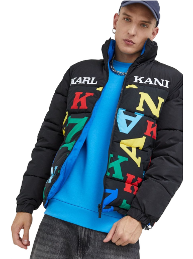 Prešívaná bunda Karl Kani Retro Block Reversible Puffer Jacket Rôznofarebný | 6076821