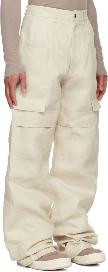 Cargo nohavice Rick Owens Rick Owens Hollywood Stefan Cargo Pants Šedá | RU01E5346 TWL, 4