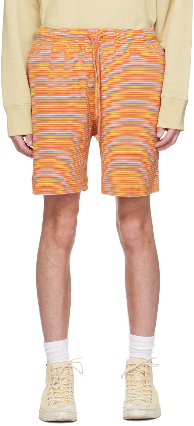 Šortky Acne Studios Striped Shorts Oranžová | CE0028-, 0