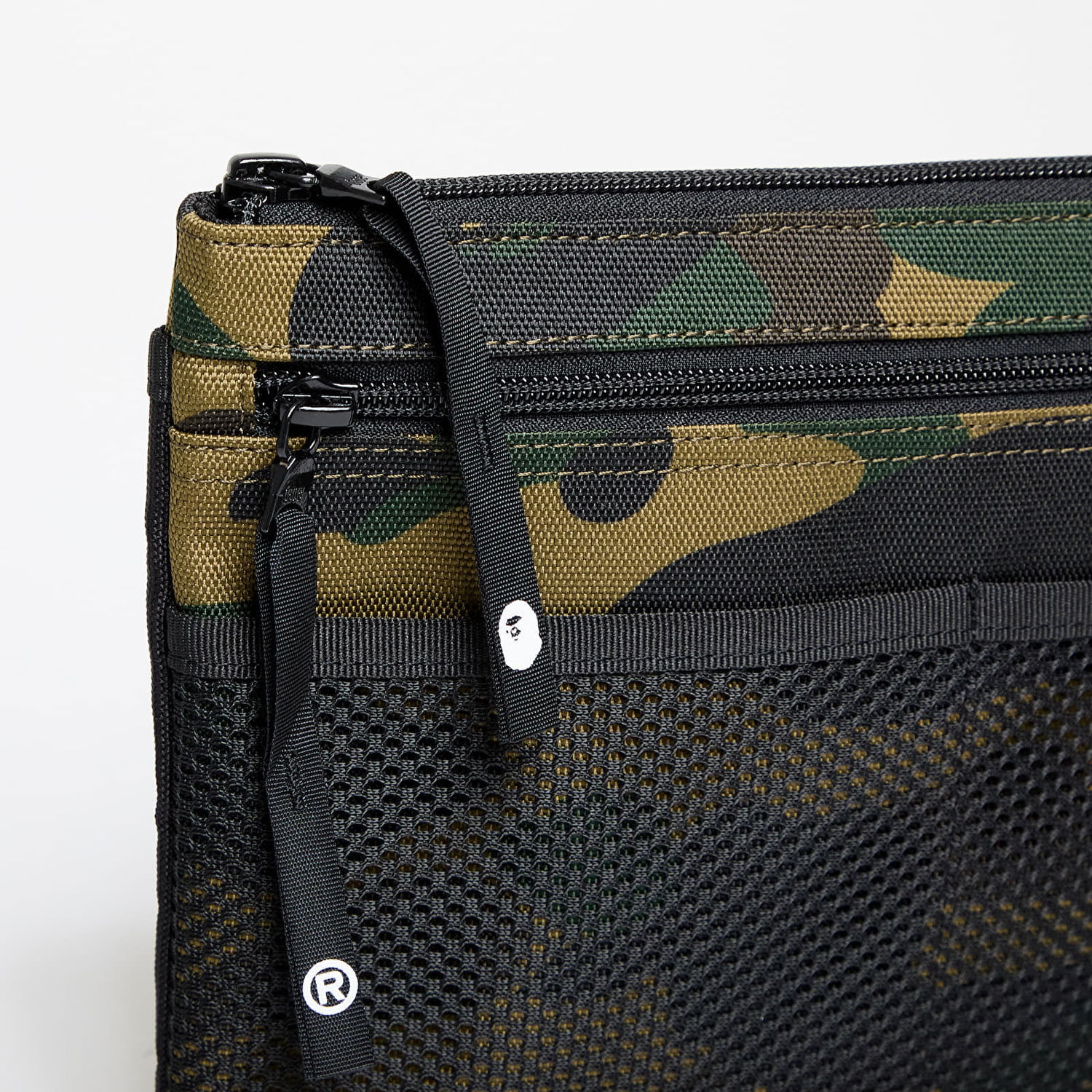 Taška cez rameno BAPE A BATHING APE 1St Camo Cordura Sacoche Green 1L Zelené | 001SGK301001M GRN, 1