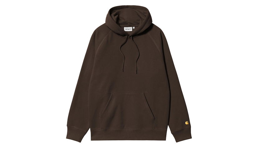 Mikina Carhartt WIP Hooded Chase Sweatshirt Hnedá | I033661_00W_XX