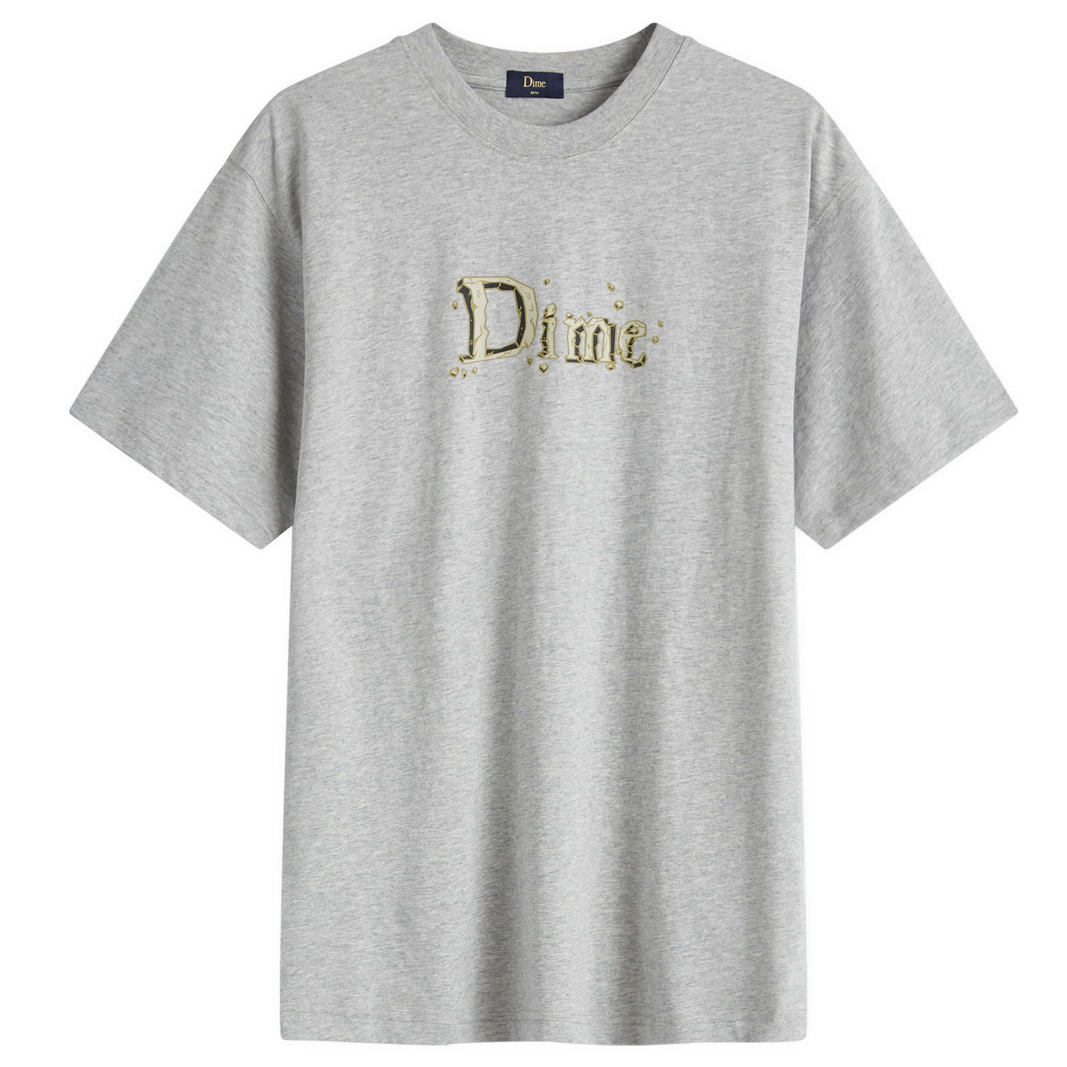 Tričko Dime Heather Classic Stone Logo T-Shirt Šedá | DIMEHO2455GRY, 0