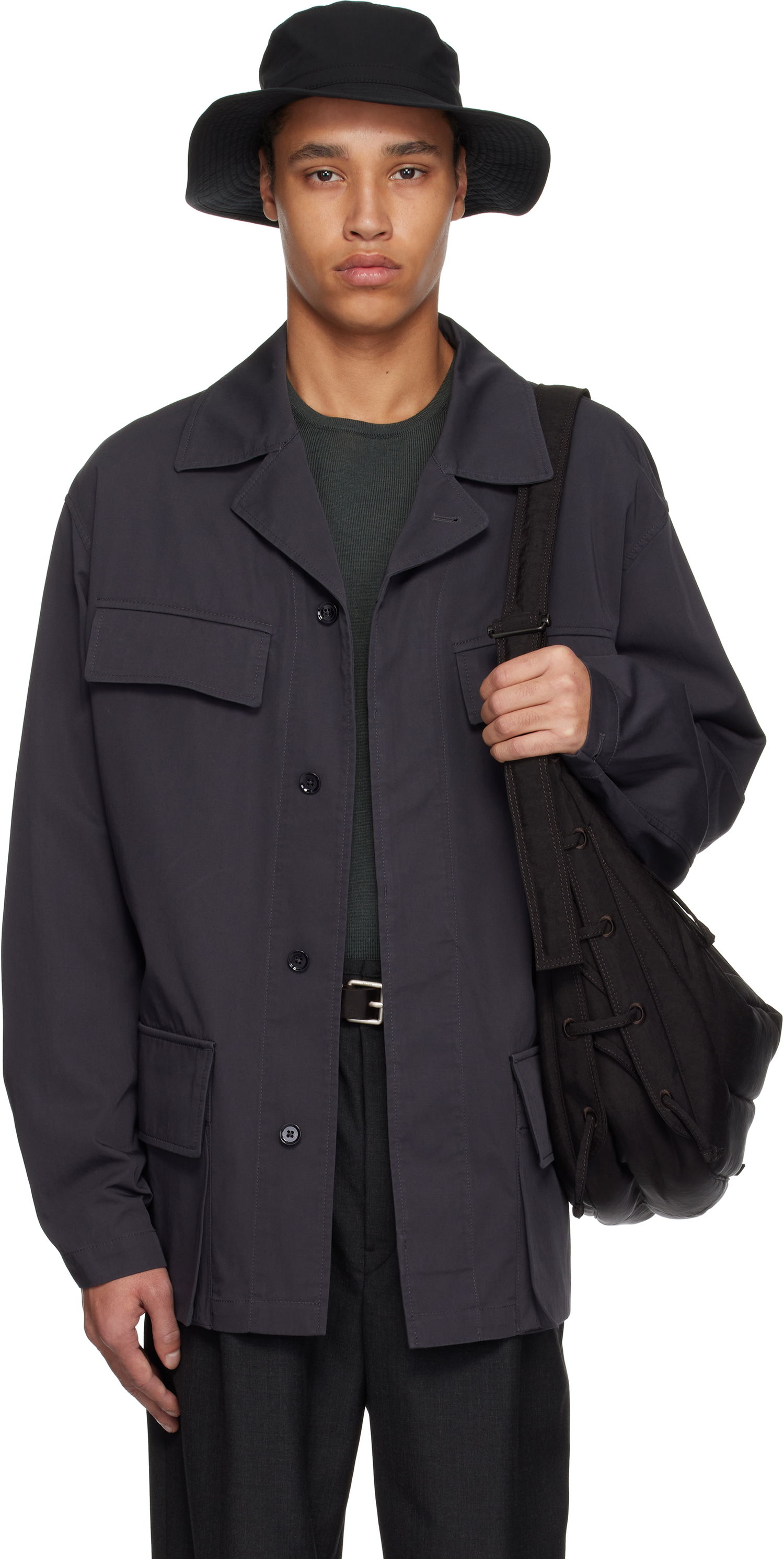 Bunda LEMAIRE Lemaire Four-Pocket Jacket Šedá | OW1122 LF1352, 0