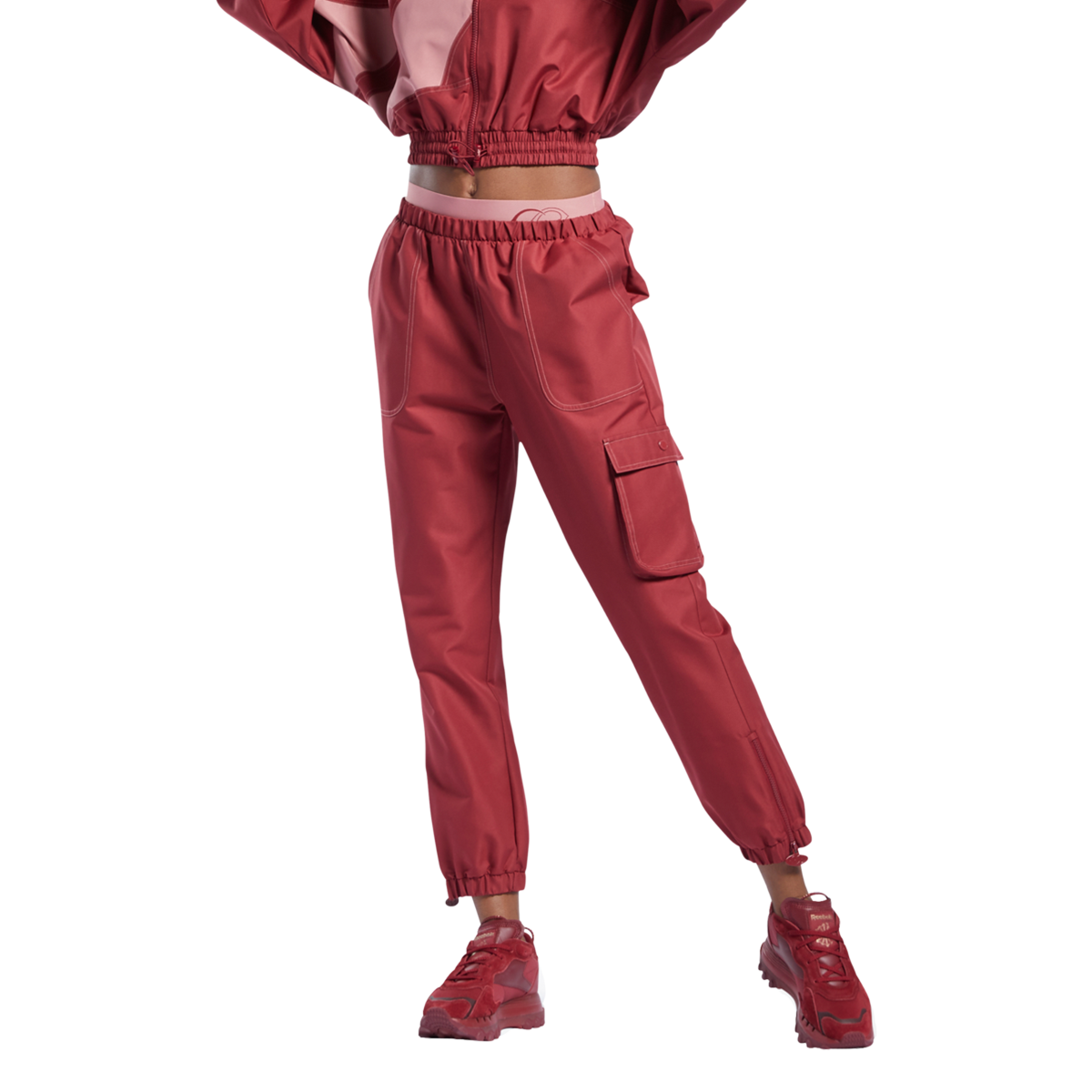 Cargo nohavice Reebok RBK CARDI Cargo Pants Červená | HD4769, 0